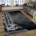 nfl dallas cowboys football team logo rectangle area rug dark room dcb56