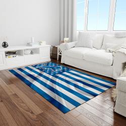nfl detroit lions football team logo rectangle area rug light room dl18