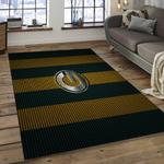 nfl green bay packers football team logo rectangle area rug dark room gbp15