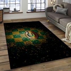 NFL Green Bay Packers Rectangle Rug Personalized Non-Slip Carpet Gift For Football Fans GBP16