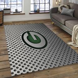NFL Green Bay Packers Rectangle Rug Personalized Non-Slip Carpet Gift For Football Fans GBP38