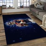 nfl houston texans football team logo rectangle area rug dark room ht14