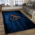 nfl houston texans football team logo rectangle area rug dark room ht16