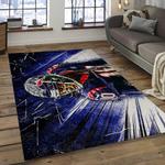 nfl houston texans football team logo rectangle area rug dark room ht26