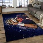 nfl houston texans football team logo rectangle area rug dark room ht27