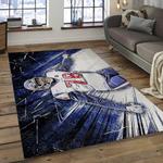 nfl houston texans football team logo rectangle area rug dark room ht29