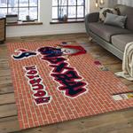 nfl houston texans football team logo rectangle area rug dark room ht40