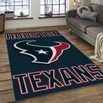 nfl houston texans football team logo rectangle ares rug dark room ht39