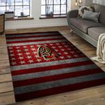 nfl kansas city chiefs football team logo rectangle area rug dark room kscc05