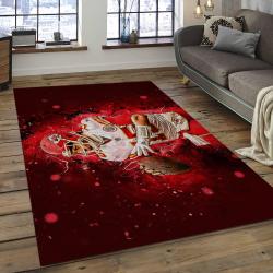 NFL Kansas City Chiefs Rectangle Rug Personalized Non-Slip Carpet Gift For Football Fans KSCC16