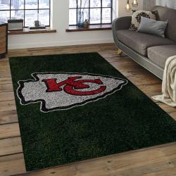 NFL Kansas City Chiefs Rectangle Rug Personalized Non-Slip Carpet Gift For Football Fans KSCC56