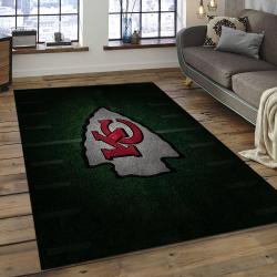 NFL Kansas City Chiefs Rectangle Rug Personalized Non-Slip Carpet Gift For Football Fans KSCC62