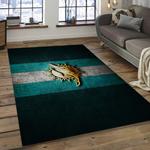 nfl miami dolphins football team logo rectangle area rug dark room mmd23