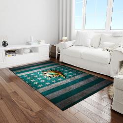 nfl miami dolphins football team logo rectangle area rug light room mmd07