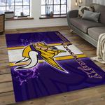 nfl minnesota vikings football team logo rectangle area dark room mv06