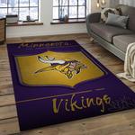 nfl minnesota vikings football team logo rectangle area dark room mv08