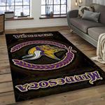 nfl minnesota vikings football team logo rectangle area dark room mv52