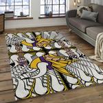 nfl minnesota vikings football team logo rectangle area dark room mv62