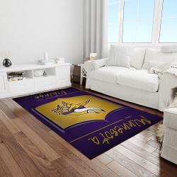 nfl minnesota vikings football team logo rectangle area light room mv08