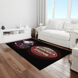 nfl minnesota vikings football team logo rectangle area light room mv40