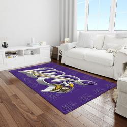 nfl minnesota vikings football team logo rectangle area light room mv44