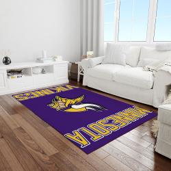 nfl minnesota vikings football team logo rectangle area light room mv45