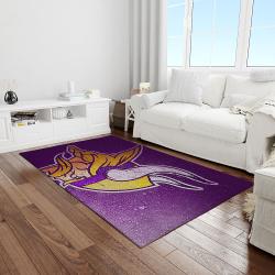 nfl minnesota vikings football team logo rectangle area light room mv59