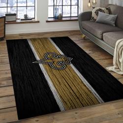 NFL New Orleans Saints Rectangle Rug Personalized Non-Slip Carpet Gift For Football Fans NOS08