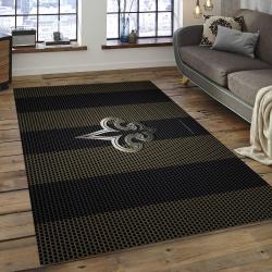 NFL New Orleans Saints Rectangle Rug Personalized Non-Slip Carpet Gift For Football Fans NOS09