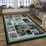 nfl philadelphia eagles football team logo rectangle area rug dark room pe29