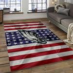 nfl philadelphia eagles football team logo rectangle area rug dark room pe30