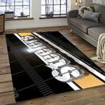 nfl pittsburgh steelers eye catching football team logo area rug dark room psf11