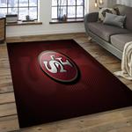 nfl san francisco 49ers football team logo rectangle area dark room sfs02