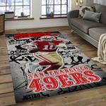 nfl san francisco 49ers football team logo rectangle area dark room sfs34