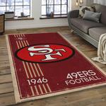 nfl san francisco 49ers football team logo rectangle area dark room sfs46