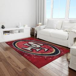 nfl san francisco 49ers football team logo rectangle area light room sfs21