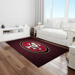 nfl san francisco 49ers football team logo rectangle area light room sfs24
