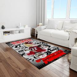 nfl san francisco 49ers football team logo rectangle area light room sfs34