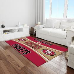 nfl san francisco 49ers football team logo rectangle area light room sfs47