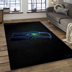 NFL Seattle Seahawks Rectangle Rug Personalized Non-Slip Carpet Gift For Football Fans SS17