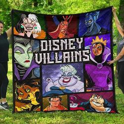 Disney Villains Quilt Blanket – Dark Aesthetic Throw for Collectors & Fans