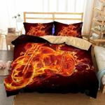 3d motocross fire pattern skull bedding set bedroom decor d2114318