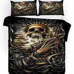 3d pharaoh skull donna printed bedding set bedroom decor d2114195