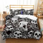 3d print skull rose cla22100569b bedding sets d2235483