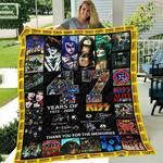 47 years of 1973 2020 kiss quilt blanket d2452465