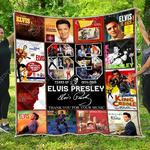 65 years of 1954 2019 elvis presley quilt blanket d2418583