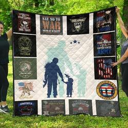 A Bc Veterans Premium Quilt Blanket