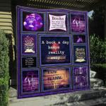 a book a day keeps reality away quilt blanket vd14 quilt d2416886