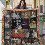 a house is not a home without papillon quilt blanket great customized blanket gifts for birthday 0