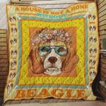a house is not home without beagle quilt blanket great customized blanket gifts for birthday 0